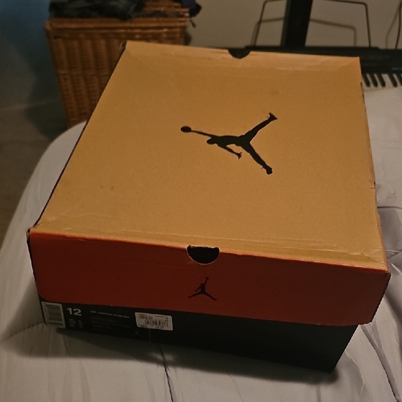 Jordan Red and White Athletic Sneakers - Picture 3 of 6